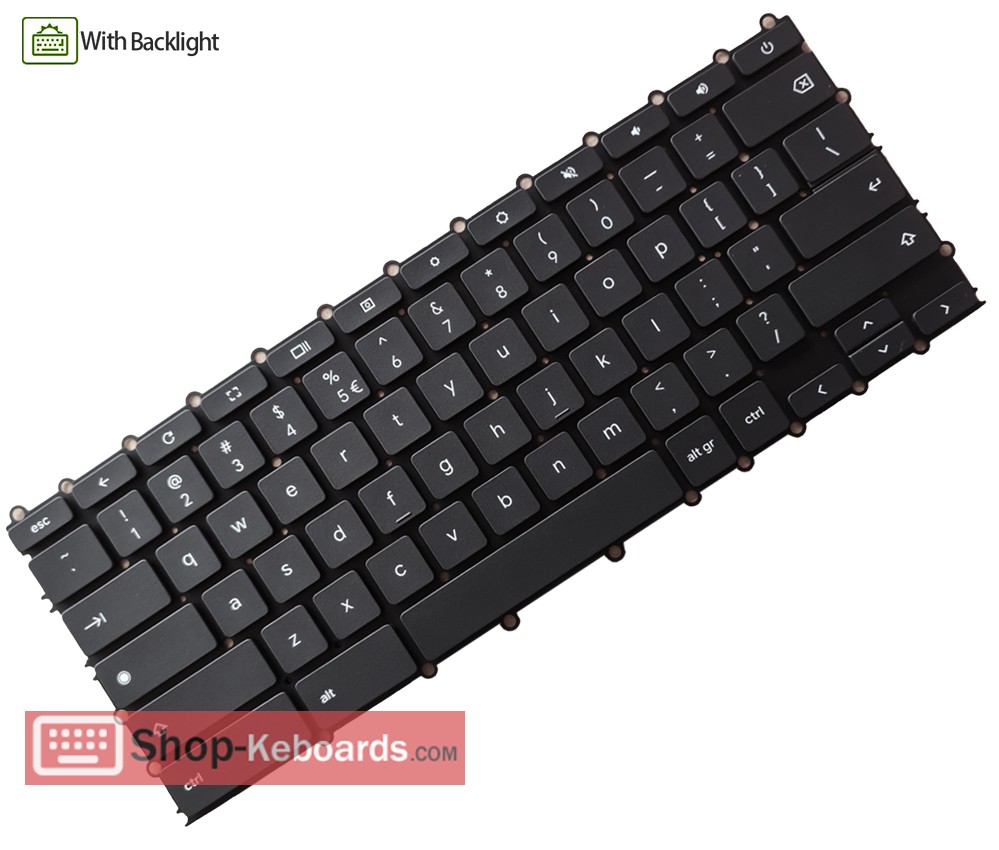 Dell P163G001 Keyboard replacement