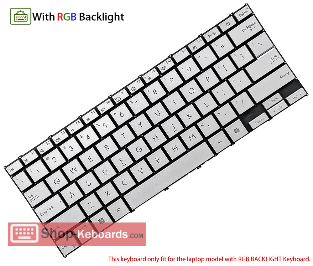 Asus S3407VA Keyboard replacement
