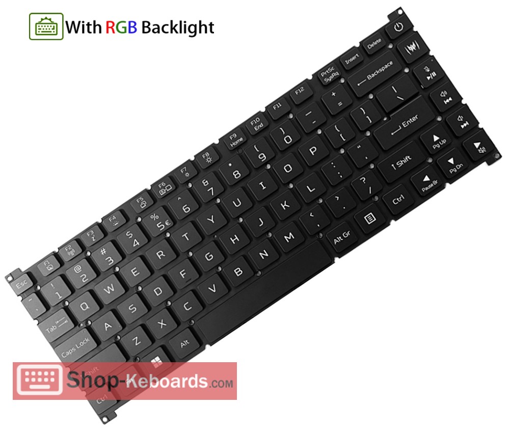 Acer PREDATOR TRITON 300 SE PT316-51S-785S  Keyboard replacement