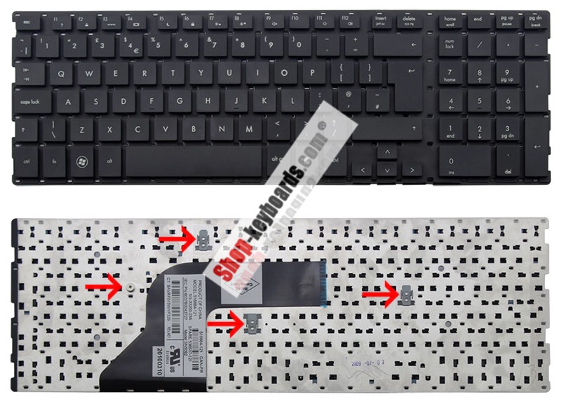 HP NSK-HEM1B Keyboard replacement