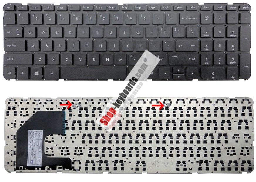 HP PAVILION 15-B106ED  Keyboard replacement