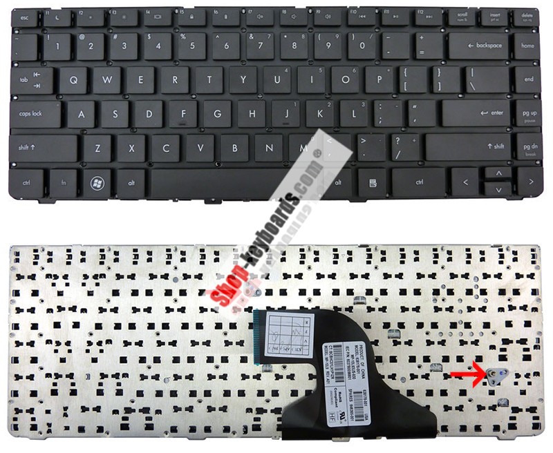 HP 638178-031 Keyboard replacement