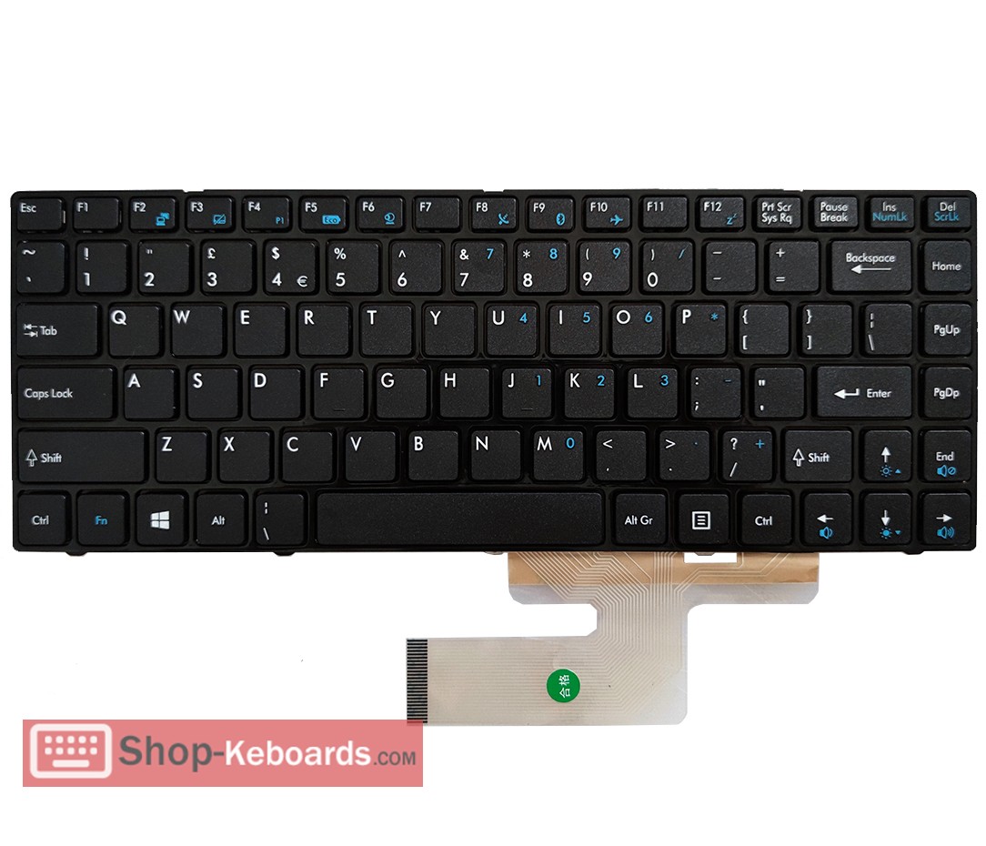 MSI MS-145A Keyboard replacement
