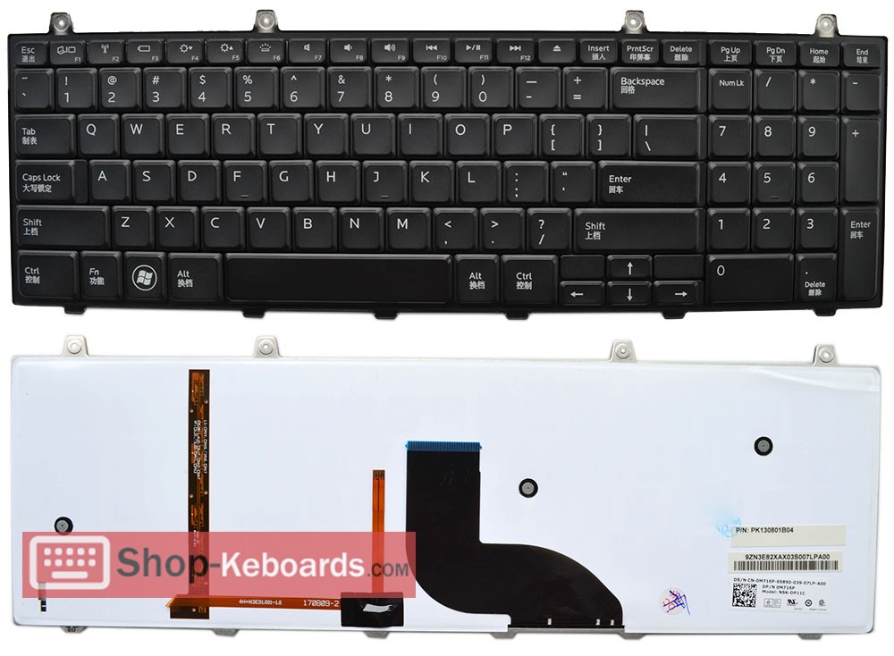 Dell AEGM7A00110 Keyboard replacement