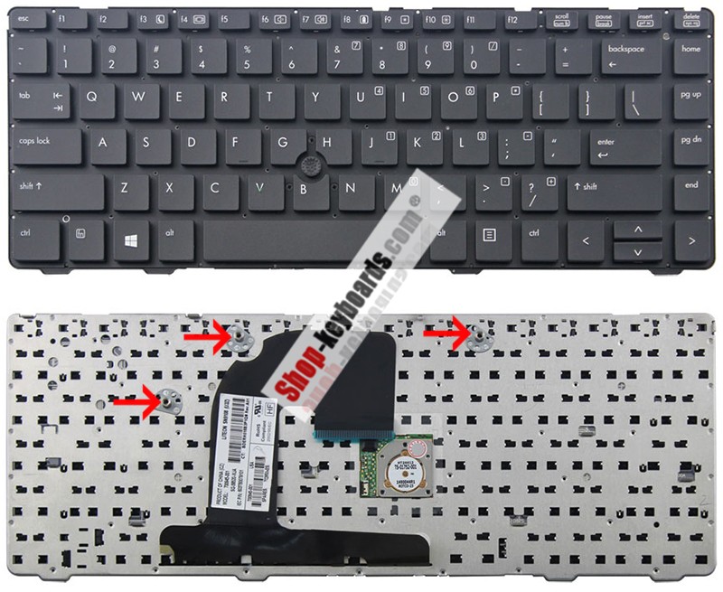 HP 635769-001 Keyboard replacement
