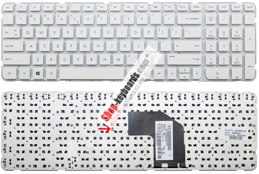 HP AER36R00110  Keyboard replacement