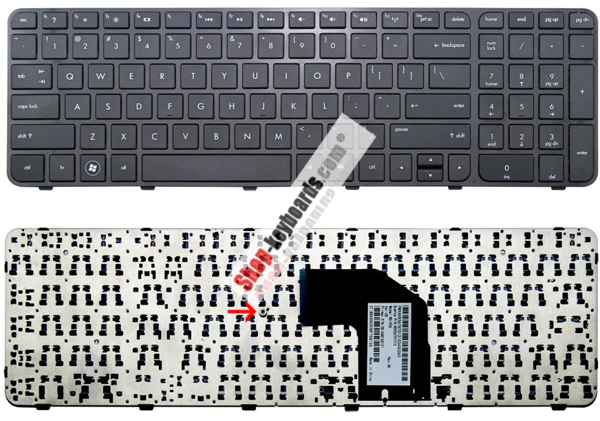 HP AER36U00110  Keyboard replacement