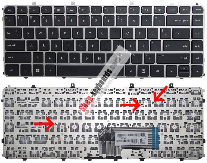 HP MP-11M66LAJ698W Keyboard replacement