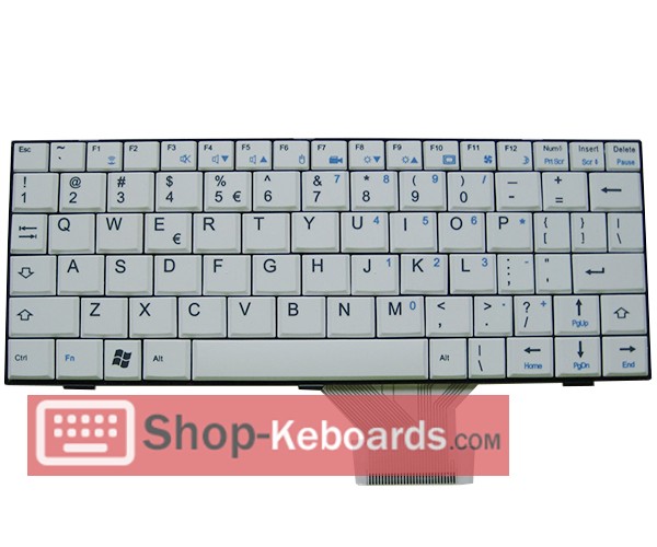 Fujitsu V072405BS2 Keyboard replacement