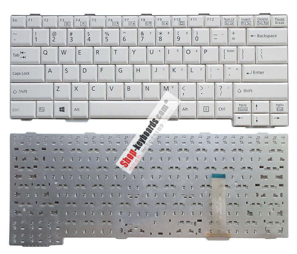 Fujitsu MP-09K33U4-851 Keyboard replacement