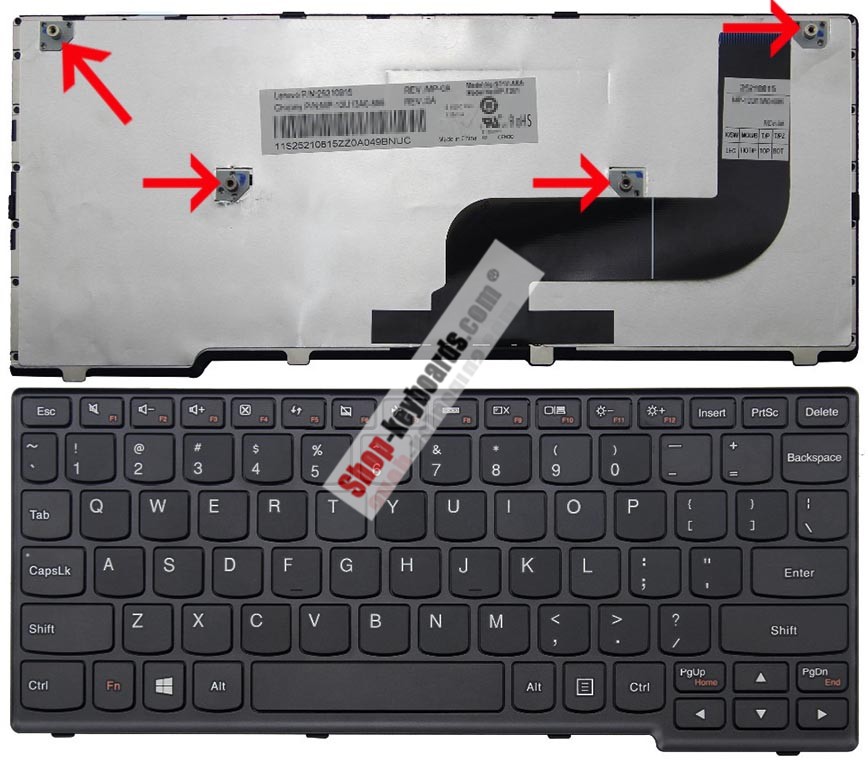 Lenovo 25212164 Keyboard replacement