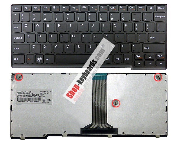 Lenovo 25201813 Keyboard replacement