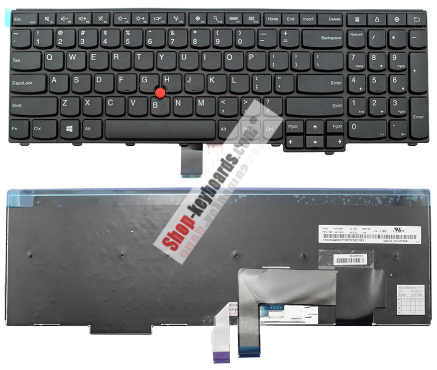 Lenovo Thinkpad T540P Keyboard replacement
