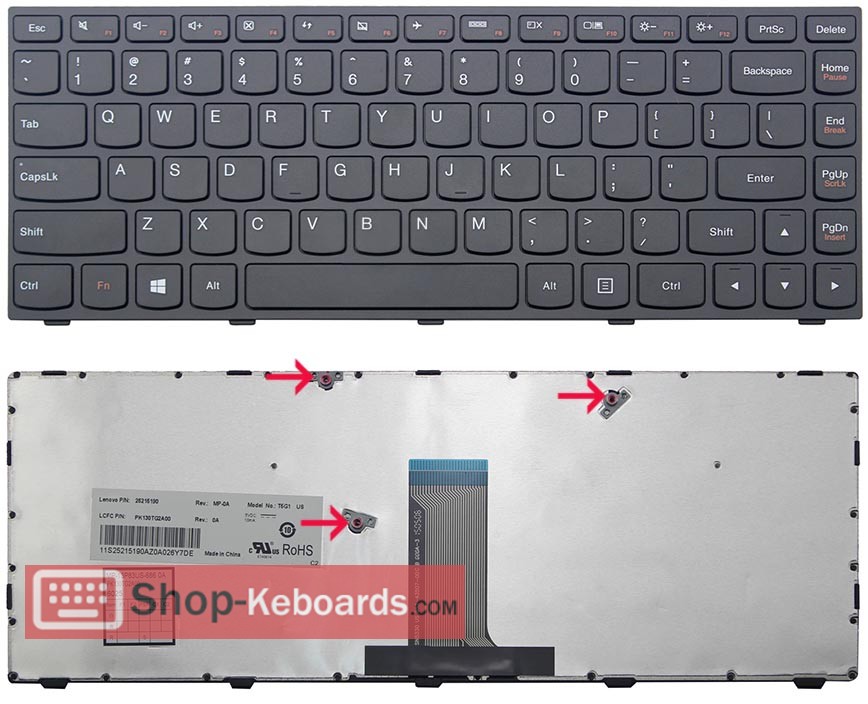 Lenovo G40-80AT-IFI Keyboard replacement