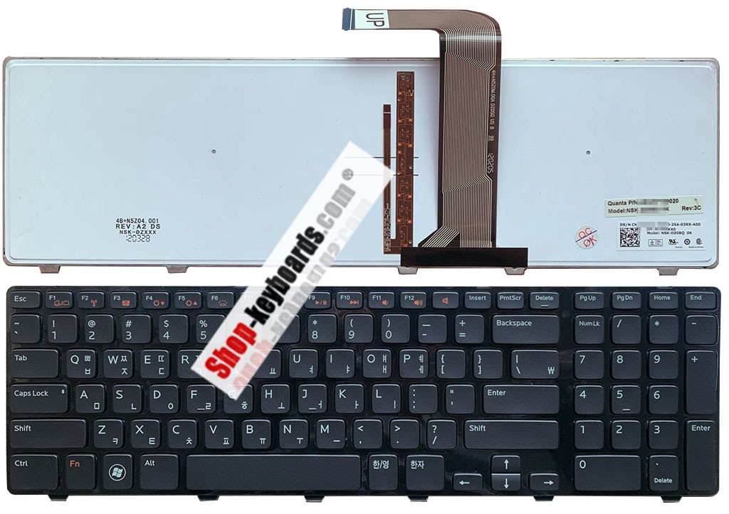 Dell AEGM7U00010 Keyboard replacement