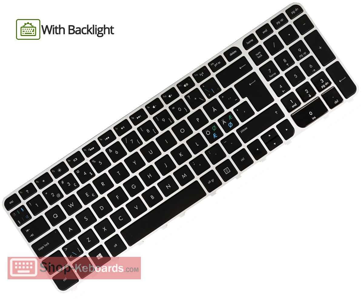 HP PK130U92A00 Keyboard replacement