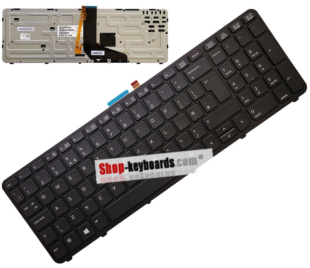 HP 733688-B71 Keyboard replacement